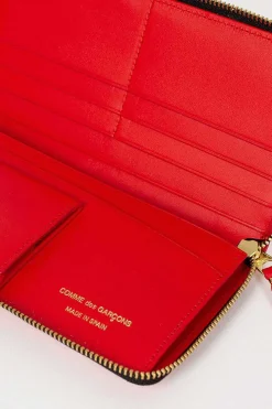 Comme des Garçons Wallets Sa0110Hl Red Huge Logo Wallet| Wallets