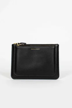 Comme des Garçons Wallets Sa5100Op Double Pocket Wallet Black| Wallets