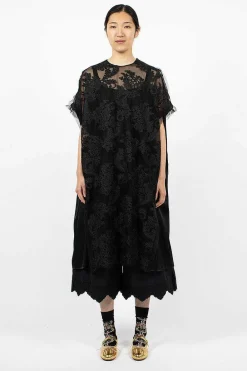 Simone Rocha Satin Panel T-Shirt Dress| Dresses