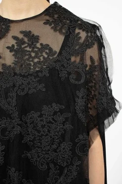 Simone Rocha Satin Panel T-Shirt Dress| Dresses
