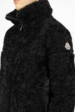 Moncler Segura Teddy Jacket Black| Outerwear