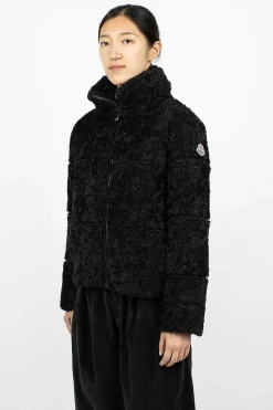 Moncler Segura Teddy Jacket Black| Outerwear