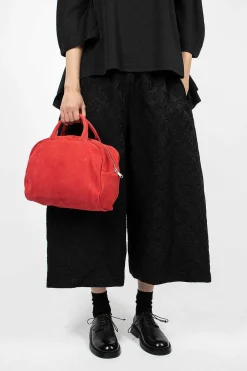Comme Des Garçons Comme Des Garçons Sheepskin Handbag Red| Bags