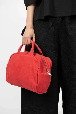 Comme Des Garçons Comme Des Garçons Sheepskin Handbag Red| Bags