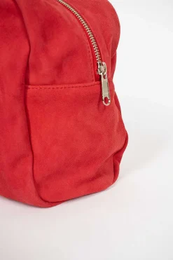 Comme Des Garçons Comme Des Garçons Sheepskin Handbag Red| Bags