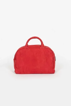 Comme Des Garçons Comme Des Garçons Sheepskin Handbag Red| Bags