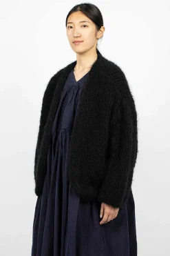 Casey Casey Short Cardigan Black| Knitwear