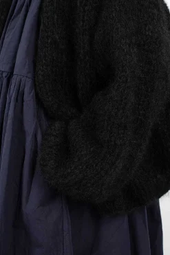 Casey Casey Short Cardigan Black| Knitwear