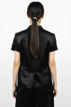 Comme Des Garçons Comme Des Garçons Short-Sleeved Jacket Black| Outerwear