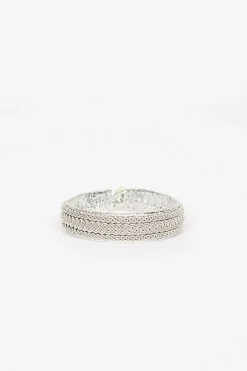 Maria Rudman Silver Hide B Bracelet 2| Bracelets