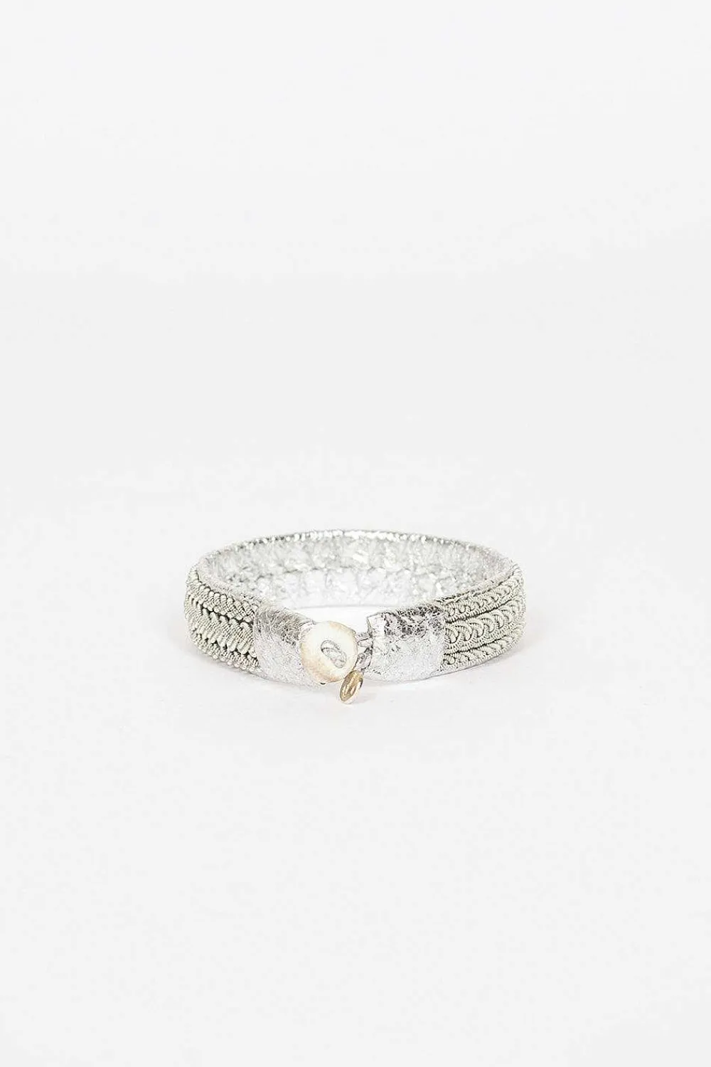 Maria Rudman Silver Hide B Bracelet 2| Bracelets