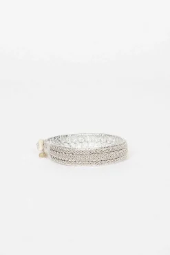 Maria Rudman Silver Hide B Bracelet 2| Bracelets