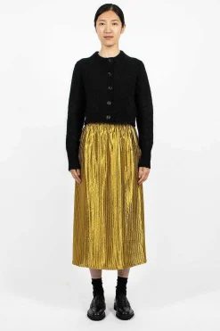 Eleph Simple Skirt Gold| Skirts