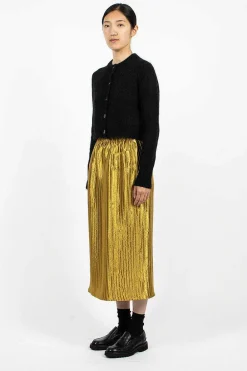 Eleph Simple Skirt Gold| Skirts