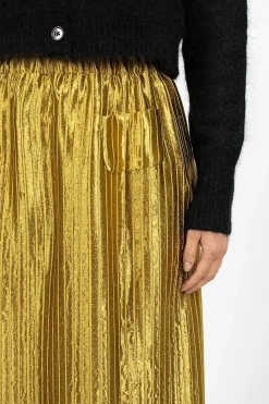 Eleph Simple Skirt Gold| Skirts
