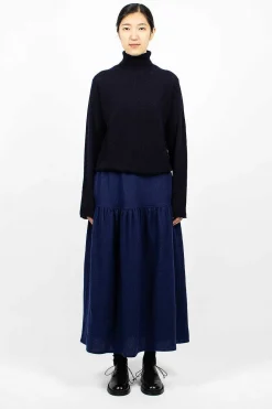 Sofie D'Hoore Sling Skirt Woven Blue| Skirts