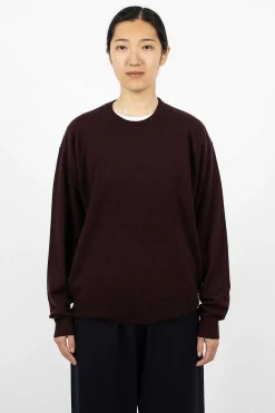6397 Slouchy Crewneck Chocolate| Knitwear