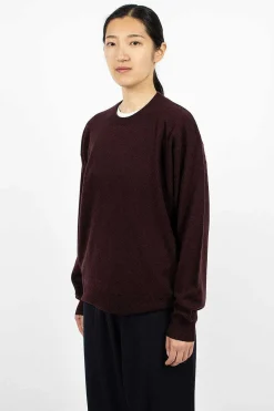 6397 Slouchy Crewneck Chocolate| Knitwear