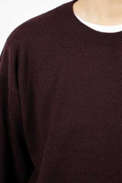 6397 Slouchy Crewneck Chocolate| Knitwear