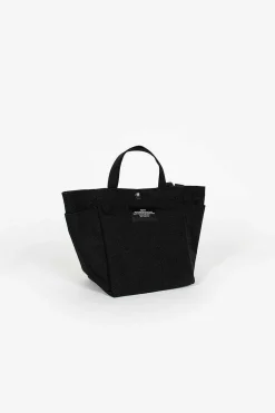 BAGSINPROGRESS Small Side Pocket Tote Black| Bags