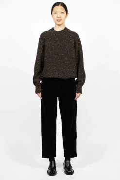 Margaret Howell Soft Donegal Jumper Earth| Knitwear