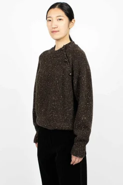 Margaret Howell Soft Donegal Jumper Earth| Knitwear