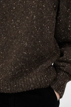 Margaret Howell Soft Donegal Jumper Earth| Knitwear
