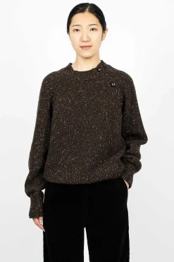 Margaret Howell Soft Donegal Jumper Earth| Knitwear