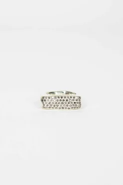 Rosa Maria Sola 3 Sterling Silver Icy Diamond Ring| Rings