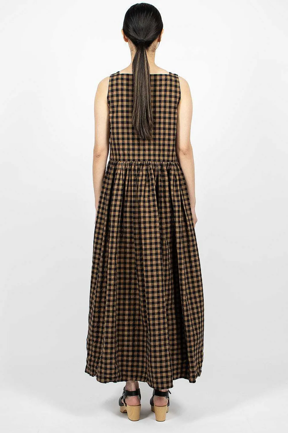 Daniela Gregis Square Neck Dress Black/Colonial| Dresses