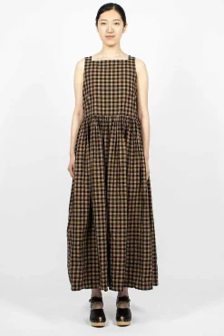 Daniela Gregis Square Neck Dress Black/Colonial| Dresses