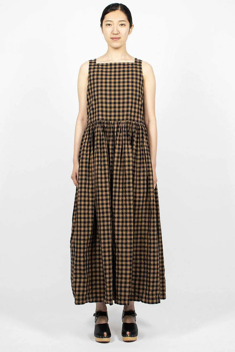 Daniela Gregis Square Neck Dress Black/Colonial| Dresses