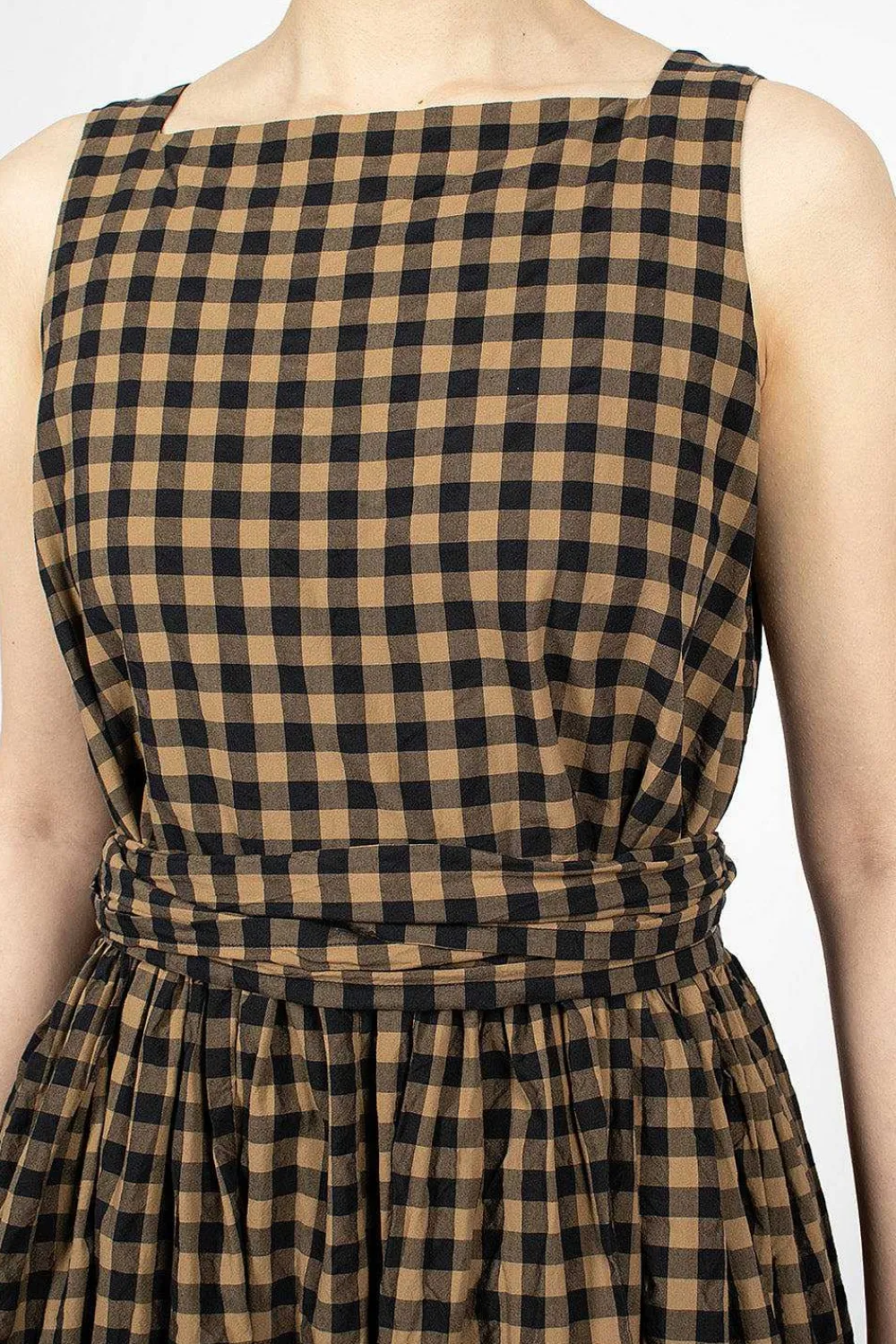 Daniela Gregis Square Neck Dress Black/Colonial| Dresses