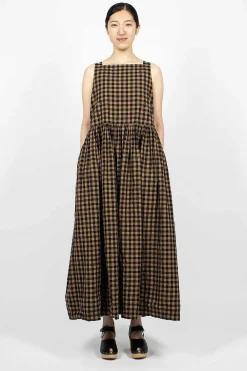 Daniela Gregis Square Neck Dress Black/Colonial| Dresses