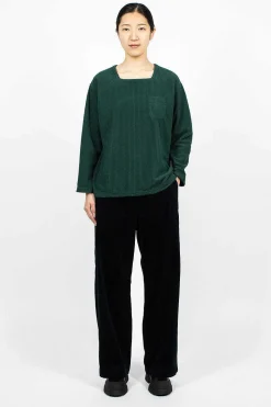 Engineered Garments FWK Square Neck Shirt Forest| Tops