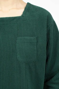 Engineered Garments FWK Square Neck Shirt Forest| Tops