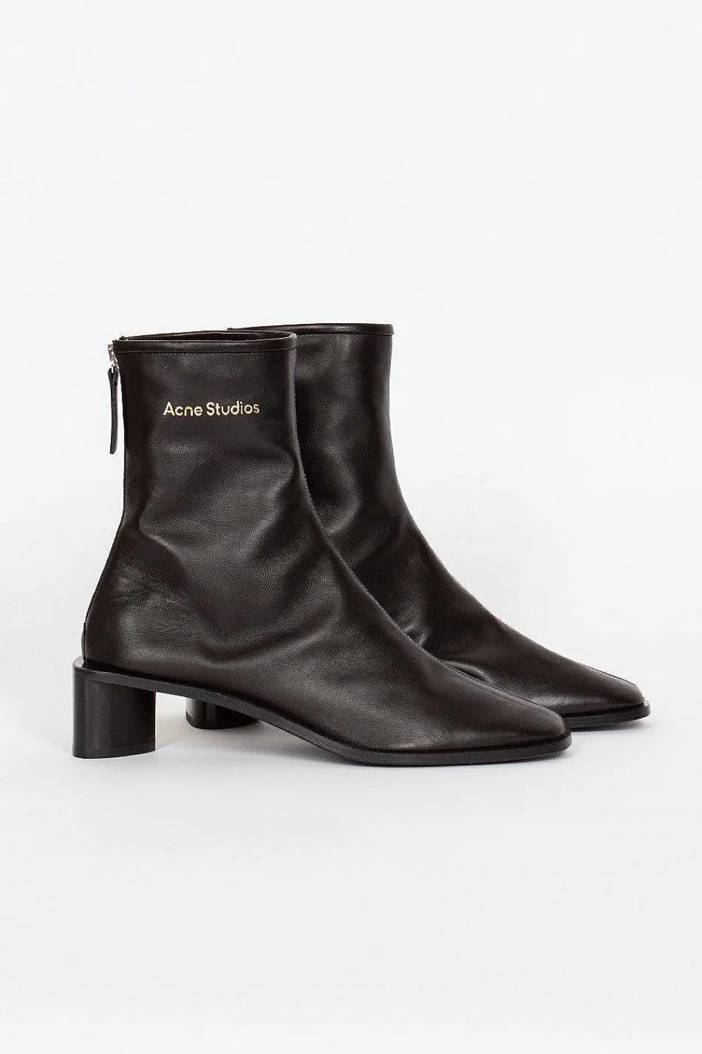 Acne Studios Square Toe Boot Black| Boots