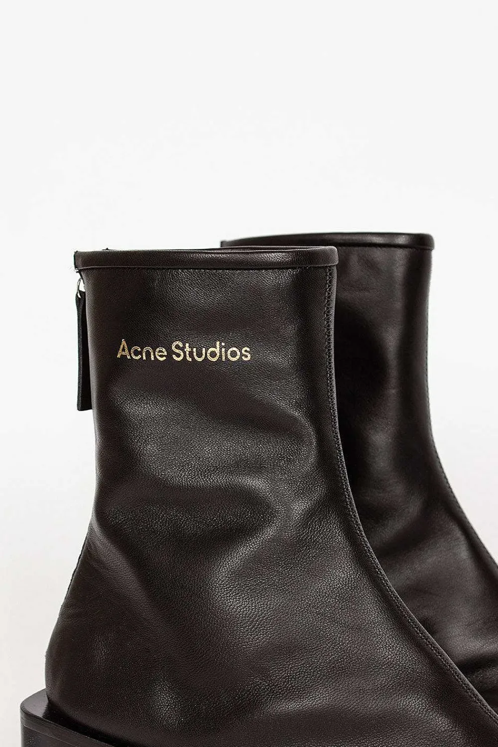 Acne Studios Square Toe Boot Black| Boots