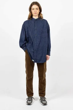 OrSlow Stand Collar Shirt One Wash| Shirts