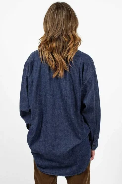 OrSlow Stand Collar Shirt One Wash| Shirts
