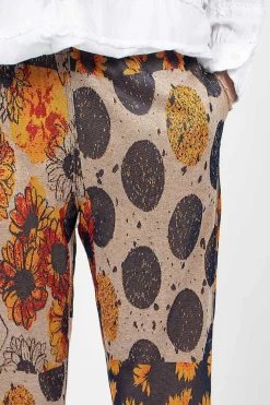 Engineered Garments FWK Stk Sunflower Pant Red/Navy| Trousers