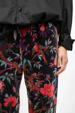 Engineered Garments FWK Stk Velveteen Pant Bird Print| Trousers