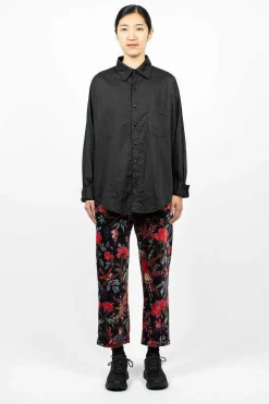 Engineered Garments FWK Stk Velveteen Pant Bird Print| Trousers