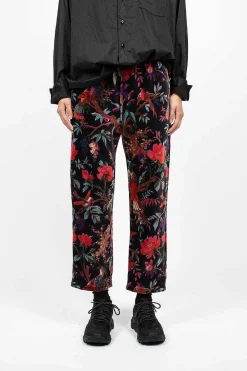 Engineered Garments FWK Stk Velveteen Pant Bird Print| Trousers