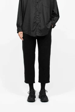 Engineered Garments FWK Stk Waffle Pant Black| Trousers
