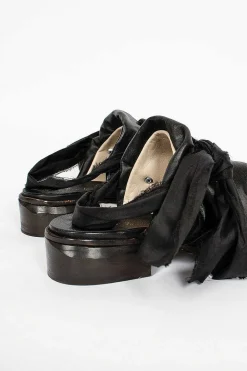 Atelier Inscrire Sulkan Leather Mule Black| Shoes