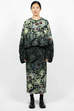 Dries Van Noten Sweatshirt Skirt Dip Dye| Skirts