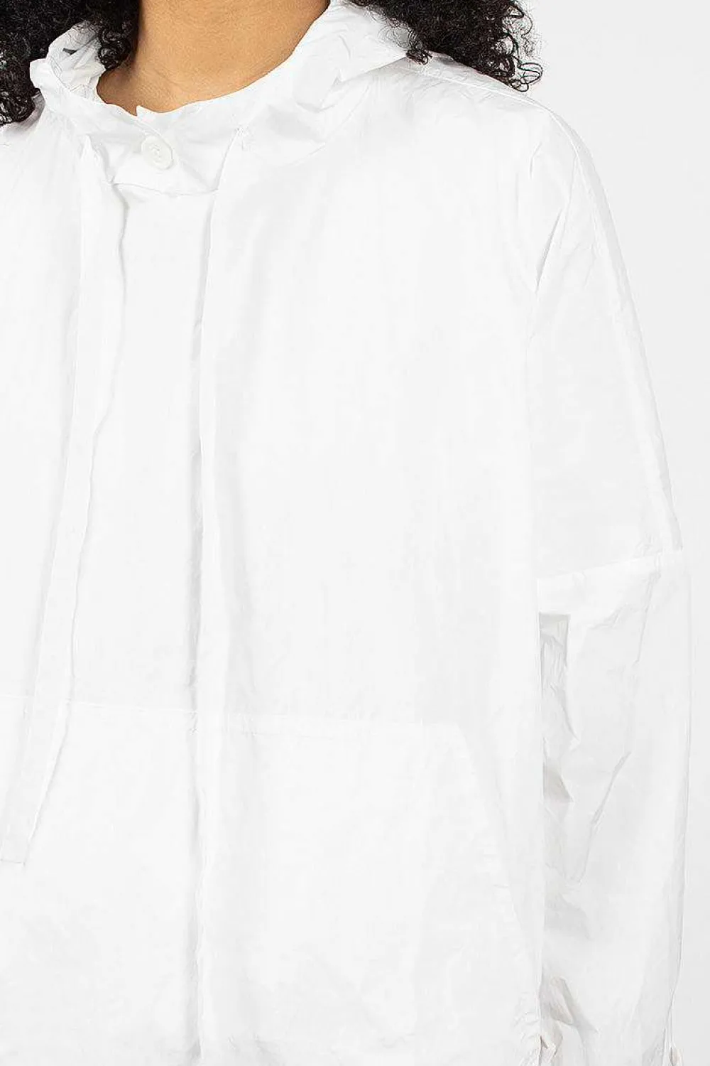 Casey Casey Swing Parka White| Outerwear