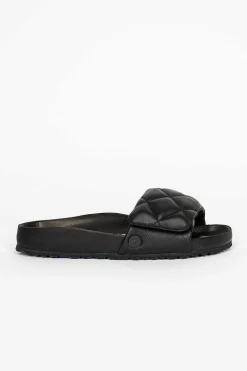 Birkenstock Sylt Quilted Sandal Black| Shoes