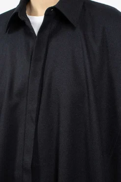 6397 Tailored Artist Smock Navy| Shirts